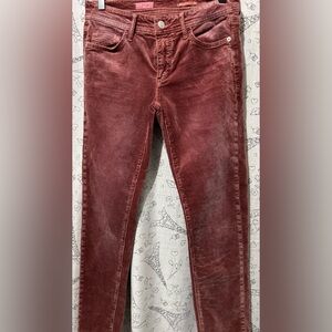 Pilcro Pink Corduroy Pants. Size:25 Slim